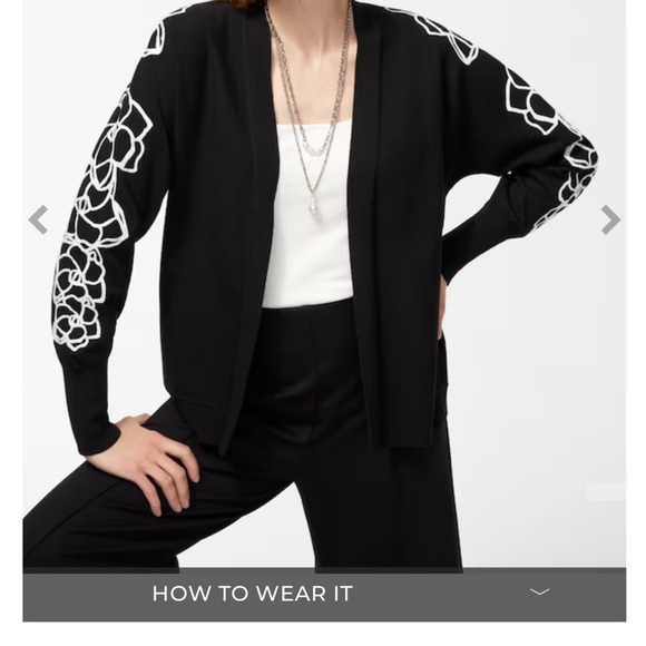 Chico's Sweaters - SOLD NWOT Chico’s black cardigan Size M